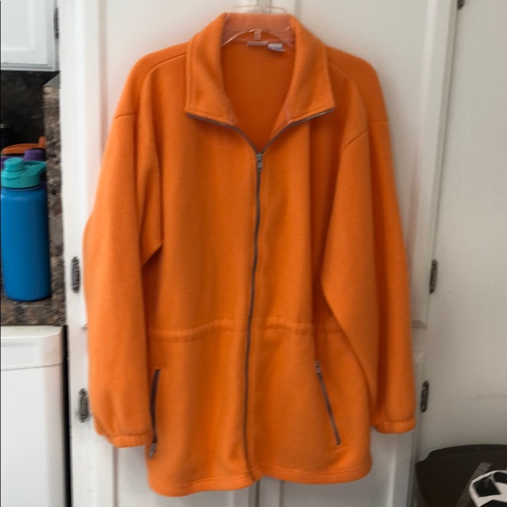 Jacket, Coat, Prospirit, orange Fleece size Large